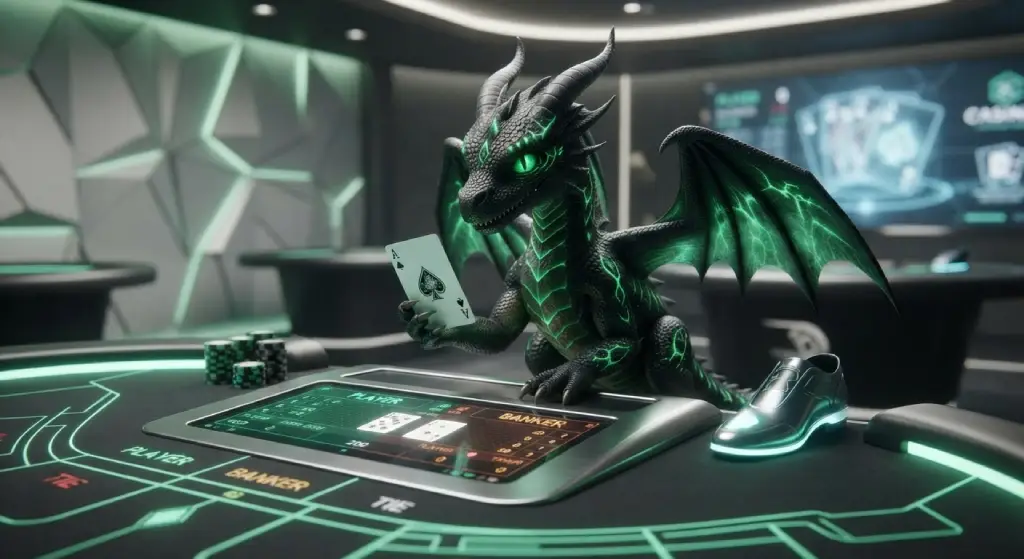 Drakaris Casino tumma lohikäärmeteema